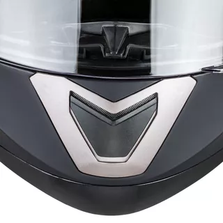 Kask motocyklowy z blendą Flip-Up W-TEC Pezzon - biało-brązowy