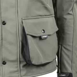 Męska kurtka motocyklowa soft-shell W-TEC Forresta - Khaki