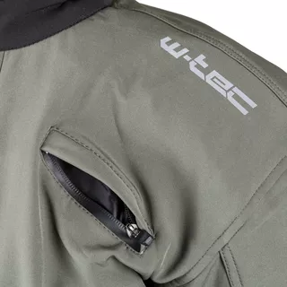 Męska kurtka motocyklowa soft-shell W-TEC Forresta - Khaki