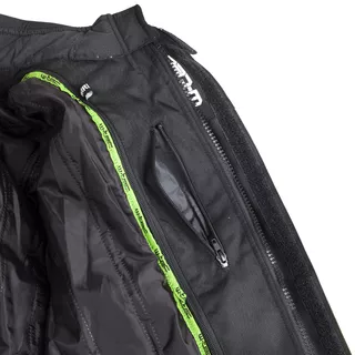 Męska kurtka motocyklowa W-TEC Ventura - Czarny-fluo żółty