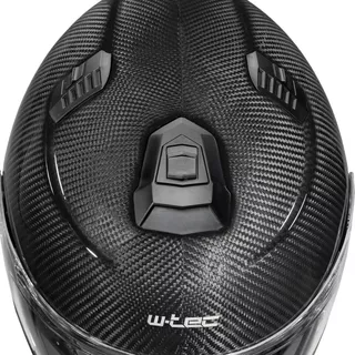 Kask motocyklowy pełny karbon W-TEC Tensiler - połysk węgla