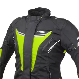 Damska kurtka motocyklowa W-TEC Brandon Lady - Czarny-fluo żółty