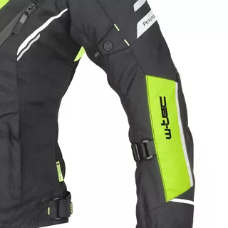 Damska kurtka motocyklowa W-TEC Brandon Lady - Czarny-fluo żółty