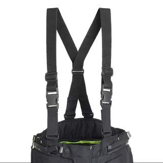 Męskie spodnie motocyklowe W-TEC Spirital - Czarny-fluo żółty