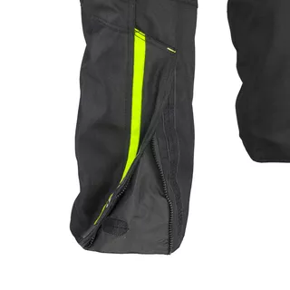 Męskie spodnie motocyklowe W-TEC Spirital - Czarny-fluo żółty