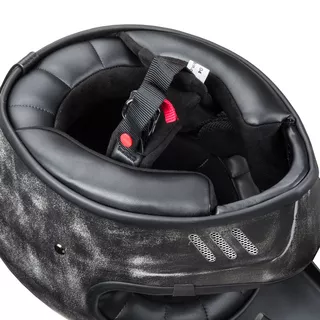 Kask motocyklowy motocross W-TEC Retron - Zardzewiały Szary