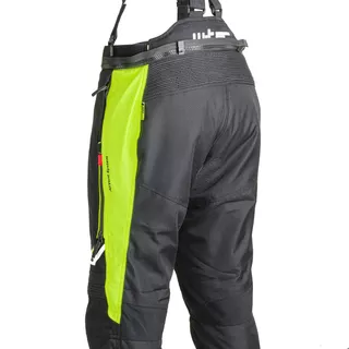 Damskie spodnie motocyklowe W-TEC Spirital Lady - Czarny-fluo żółty
