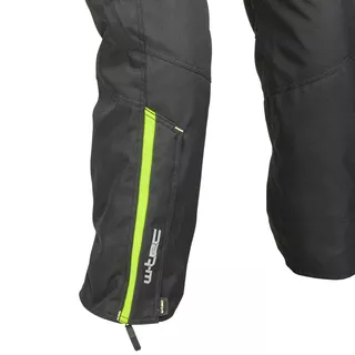 Damskie spodnie motocyklowe W-TEC Spirital Lady - Czarny-fluo żółty