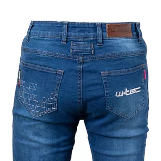 Damskie jeansy motocyklowe W-TEC GoralCE - Niebieski