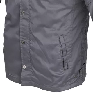 Męska kurtka motocyklowa W-TEC Black Heart Garage Built Jacket - Ciemny szary