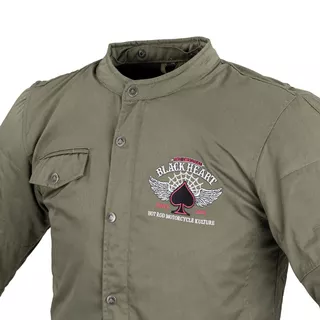 Męska kurtka motocyklowa z aramidem W-TEC Black Heart Hat Skull Jacket - Hat Skull