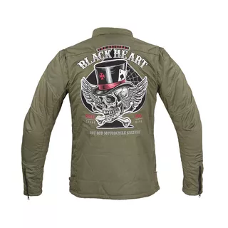 Męska kurtka motocyklowa z aramidem W-TEC Black Heart Hat Skull Jacket - Hat Skull