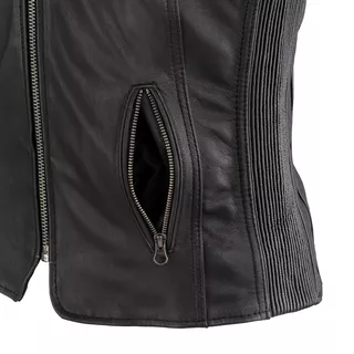 Damska skórzana kurtka motocyklowa W-TEC Black Heart Raptura - Czarny