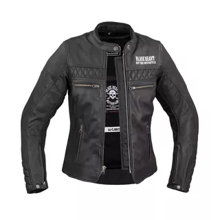 Damska skórzana kurtka motocyklowa W-TEC Black Heart Raptura - Czarny