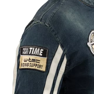 Męska kurtka motocyklowa jeans W-TEC Wildone - Niebieski
