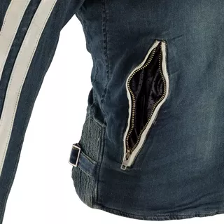 Męska kurtka motocyklowa jeans W-TEC Wildone - Niebieski