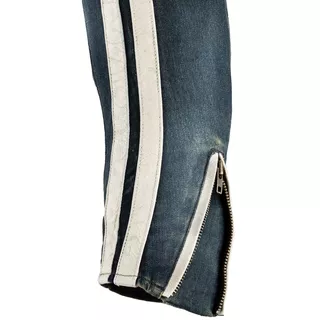 Męska kurtka motocyklowa jeans W-TEC Wildone - Niebieski