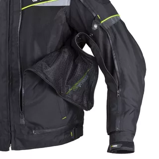 Kurtka motocyklowa W-TEC Progair - Czarny-fluo