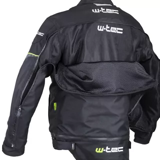 Kurtka motocyklowa W-TEC Progair - Czarny-fluo