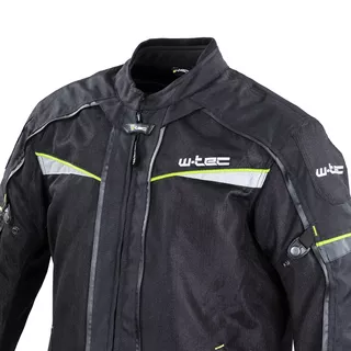 Kurtka motocyklowa W-TEC Progair - Czarny-fluo