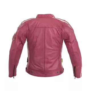 Damska skórzana kurtka motocyklowa W-TEC Sheawen Lady Pink - Różowy