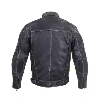 Męska skórzana kurtka motocyklowa W-TEC Sheawen Vintage - Czarny