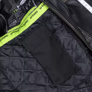 Męska skórzana kurtka motocyklowa W-TEC Sheawen Vintage - Czarny