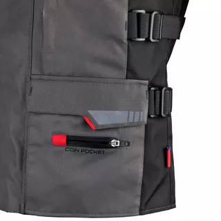 Kurtka motocyklowa W-TEC Excellenta - Szary