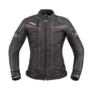 Damska kurtka motocyklowa W-TEC Progair Lady - Czarno-różowy