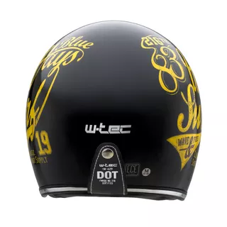 Kask motocyklowy otwarty W-TEC Café Racer - Wielka gwiazda