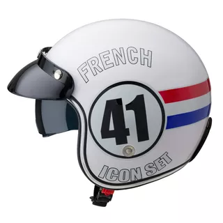 Kask motocyklowy otwarty W-TEC Café Racer - Wielka gwiazda