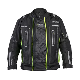 Kurtka dla motocyklistów W-TEC Gelnair - Czarno-zielony