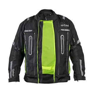 Kurtka dla motocyklistów W-TEC Gelnair - Czarno-zielony