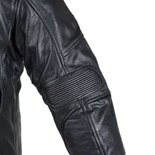 Męska skórzana kurtka motocyklowa W-TEC Black Heart Wings Leather Jacket - Czarny