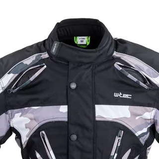 Męska kurtka motocyklowa W-TEC Troopa - Black Camo