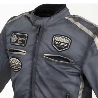 Męska kurtka motocyklowa W-TEC Patriot - Szary