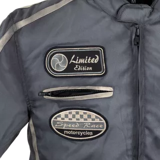 Męska kurtka motocyklowa W-TEC Patriot - Szary