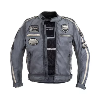 Męska kurtka motocyklowa W-TEC Patriot - Szary