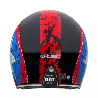Kask motocyklowy otwarty W-TEC Café Racer - Wielka gwiazda