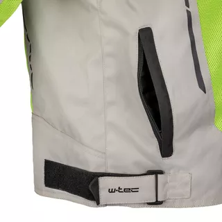 Męska kurtka motocyklowa letnia W-TEC Saigair - Fluo Yellow-Black