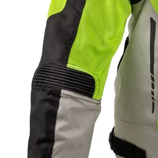Męska kurtka motocyklowa letnia W-TEC Saigair - Fluo Yellow-Black