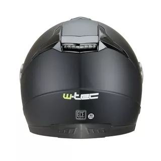 Kask motocyklowy otwarty z blendą W-TEC YM-623 - Matowy brązowo-czarny