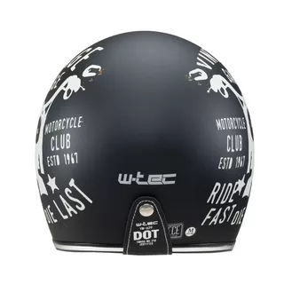 Kask motocyklowy otwarty W-TEC Café Racer - Wielka gwiazda