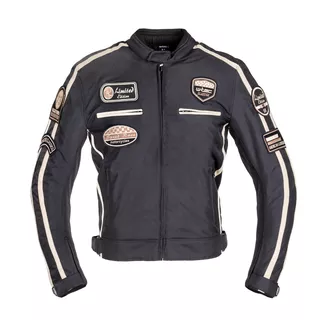Męska kurtka motocyklowa W-TEC Patriot - Szary - Czarny