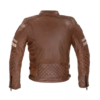 Męska skórzana kurtka motocyklowa W-TEC Milano - Czarny
