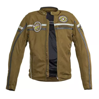 Męska kurtka motocyklowa W-TEC Bellvitage Brown Chameleon - kameleon khaki
