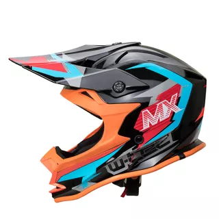 Kask motocyklowy downhill cross enduro W-TEC V321 - Światło księżyca