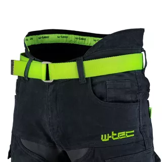 Męskie dżinsy motocyklowe W-TEC Aredator - Czarny