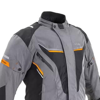 Męska kurtka motocyklowa W-TEC Brandon - Czarny-fluo żółty