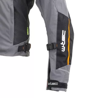 Męska kurtka motocyklowa W-TEC Brandon - Czarny-fluo żółty